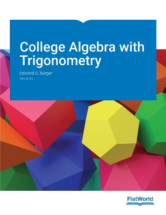 Test Bank for College Algebra with Trigonometry Version 3.2 Burger