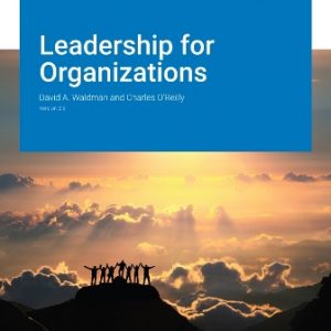 Test Bank for Leadership for Organizations Version 2.0 Waldman