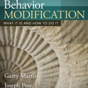 Test Bank for Behavior Modification 10th Edition Martin