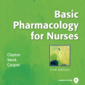 Test Bank for Basic Pharmacology for Nurses 15th Edition Clayton