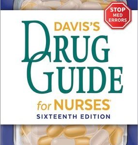 Test Bank for Davis's Drug Guide for Nurses 16th Edition Vallerand