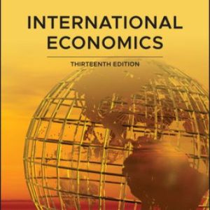 Solution Manual for International Economics 13th Edition Salvatore