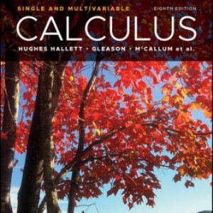 Test Bank for Calculus Single and Multivariable 8th Edition Hughes-Hallett