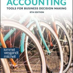 Solution Manual for Accounting Tools for Business Decision Making 8th Edition Kimmel