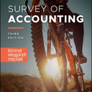 Solution Manual for Survey of Accounting 3rd Edition Kimmel