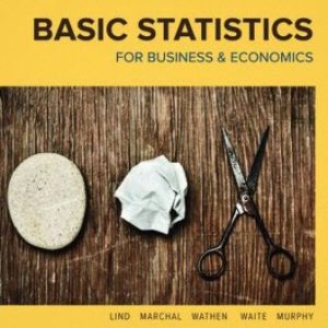 Test Bank for Basic Statistics For Business And Economics 7th Canadian Edition Lind