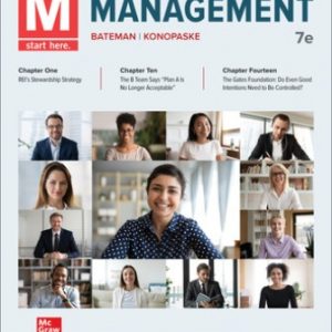Solution Manual for M Management 7th Edition Bateman