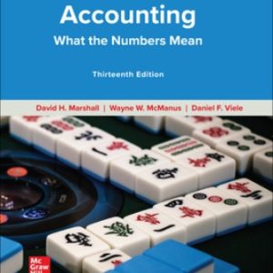Test Bank for Accounting What the Numbers Mean 13th Edition Marshall