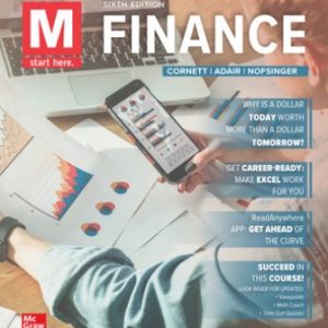 Solution Manual for M Finance 6th Edition Cornett