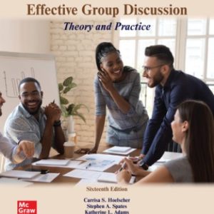 Test Bank for Effective Group Discussion: Theory and Practice 16th Edition Hoelscher