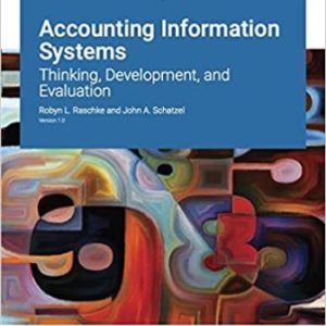Test Bank for Accounting Information Systems: Thinking Development and Evaluation Version 1.0 Raschke