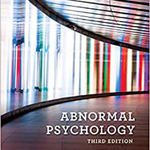 Test Bank for Abnormal Psychology 3rd Edition Ray