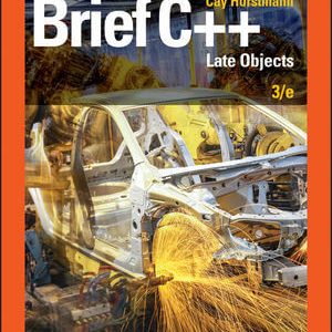 Solution Manual for Brief C++ Late Objects 3rd Edition Horstmann