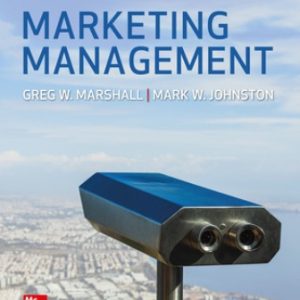 Test Bank for Marketing Management 4th Edition Marshall