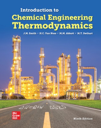 Solution Manual for Introduction to Chemical Engineering Thermodynamics 9th Edition Smith