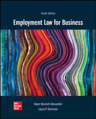 Solution Manual for Employment Law for Business 10th Edition Bennett-Alexander