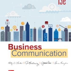 Solution Manual for Business Communication 13th Edition Locker