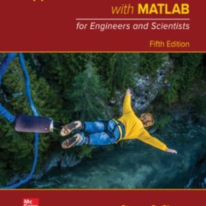Solution Manual for Applied Numerical Methods with MATLAB for Engineers and Scientists 5th Edition Chapra