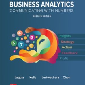 Test Bank for Business Analytics 2nd Edition Jaggia