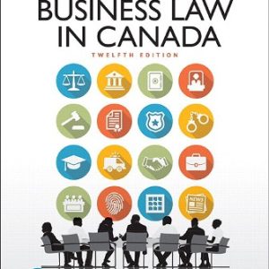 Test Bank for Business Law in Canada 12th Canadian Edition Yates