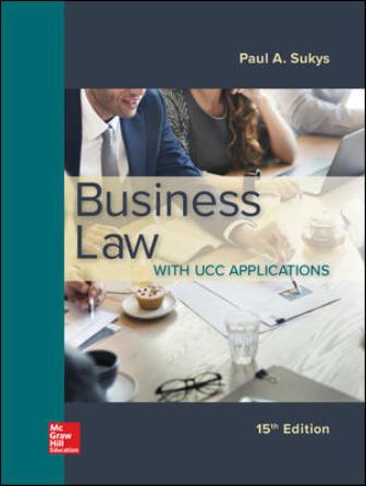 Solution Manual for Business Law with UCC Applications 15th Edition Sukys