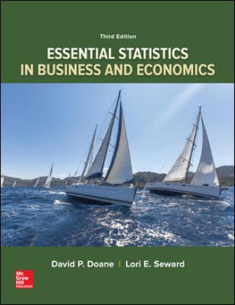 Test Bank for Essential Statistics in Business and Economics 3rd Edition Doane