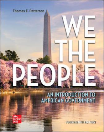 Test Bank for We The People 14th Edition Patterson