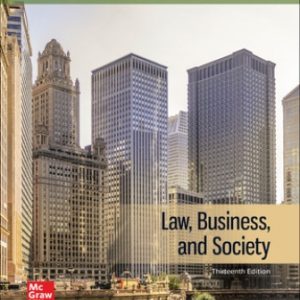 Test Bank for Law Business and Society 13th Edition McAdams