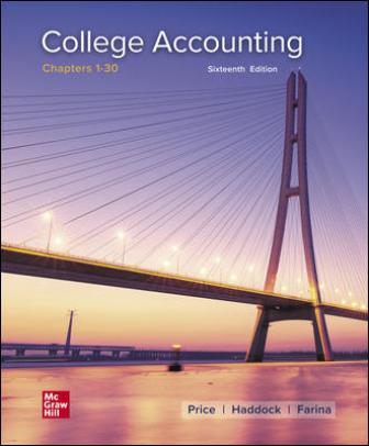 Test Bank for College Accounting 16th Edition Price