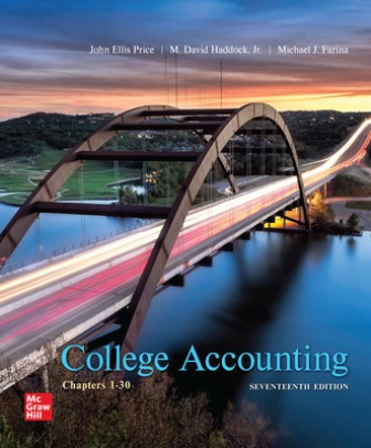 Test Bank for College Accounting 17th Edition Price