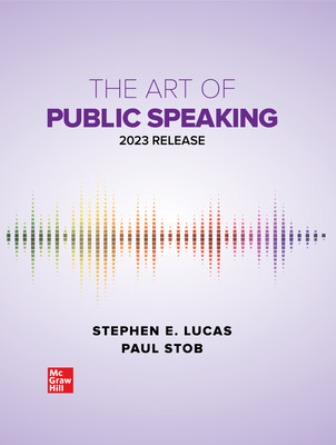 Test Bank for The Art of Public Speaking: 2023 Release Lucas
