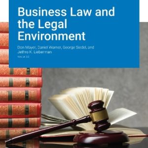 Test Bank for Business Law and the Legal Environment Version 3.0 Mayer