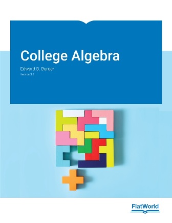 Test Bank for College Algebra Version 3.2 Burger
