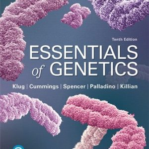 Test Bank for Essentials of Genetics 10th Edition Klug