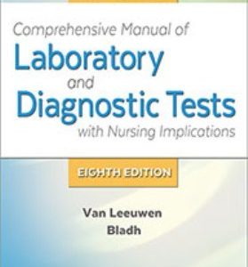 Test Bank for Davis's Comprehensive Manual of Laboratory and Diagnostic Tests With Nursing Implications 8th Edition Van Leeuwen