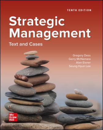 Test Bank for Strategic Management: Text and Cases 10th Edition Dess