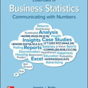 Test Bank for Essentials of Business Statistics 2nd Edition Jaggia
