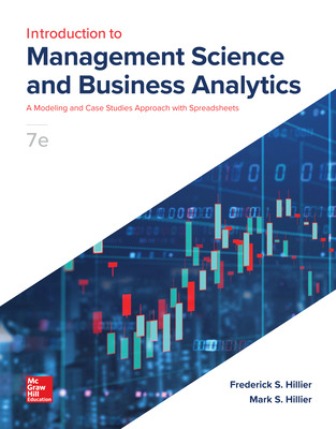 Solution Manual for Introduction to Management Science and Business Analytics 7th Edition Hillier
