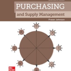 Test Bank for Purchasing and Supply Management 17th Edition Johnson