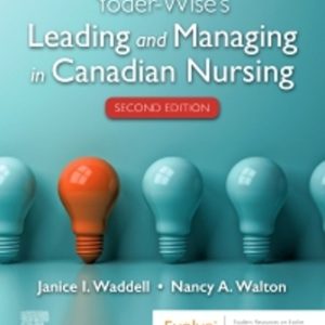 Test Bank for Yoder-Wise's Leading and Managing in Canadian Nursing 2nd Edition Yoder-Wise