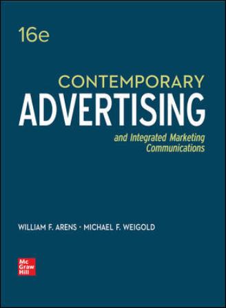 Test Bank for Contemporary Advertising 16th Edition Arens