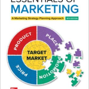 Solution Manual for Essentials of Marketing 18th Edition Cannon